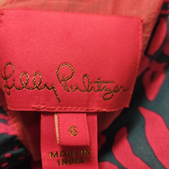 NWOT Lilly Pulitzer Suzie Puffed Sleeve Dress - Picture 6 of 6